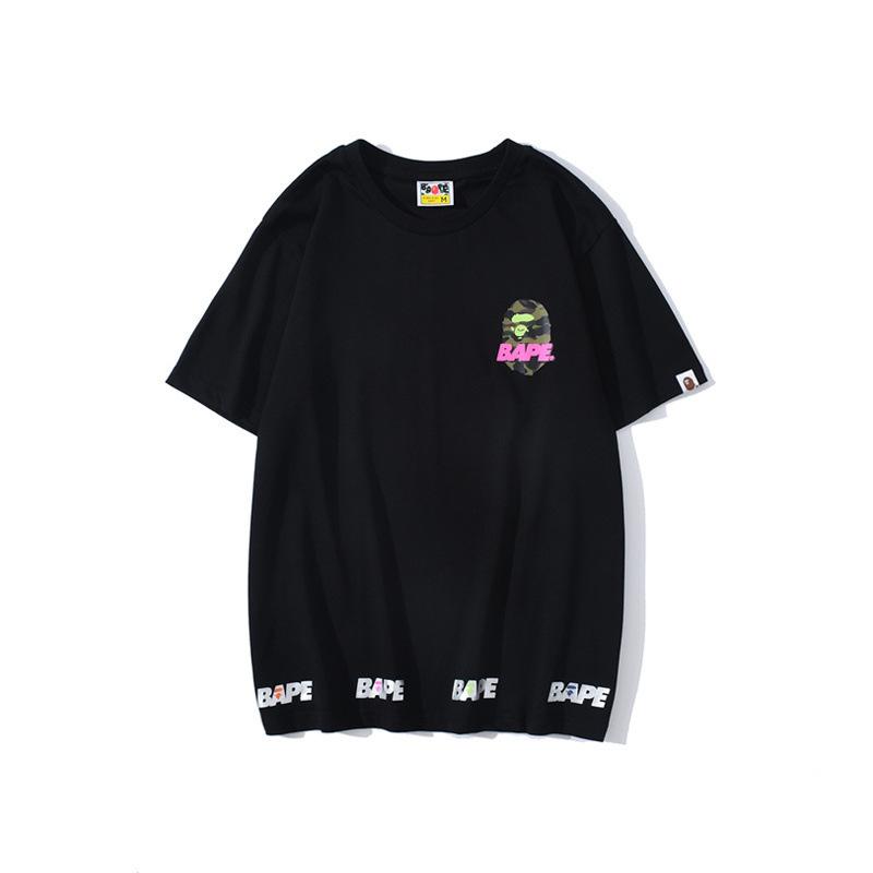 Bathing Ape T Shirt Summer Casual Short Sleeve T-shirt
