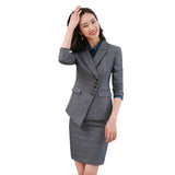 Interview Suit Women Autumn and Winter Women's Long Sleeve Trouser Suit Work Clothes