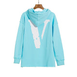 Vlone Hoodie Coat Hip Hop Loose Men'S And Women'S Hooded Sweater