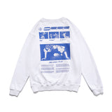 Off White T Shirt Male And Female Couples Wear Autumn And Winter Pullover Trendy Bottoming Shirt Coat