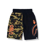 Bathing Ape Shorts Color Matching Camouflage Color Printing Cotton Shorts Men's Summer Shorts