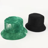 Bucket Hat Fishing Cap Cotton Print Fisherman Hat Female Autumn and Winter Wild Colorful Flowers