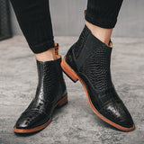 Men's Boots Work Boot Men Casual Hiking Boots Men's Shoes plus Size Leather Shoes Fashion Short Boots Dr. Martens Boots