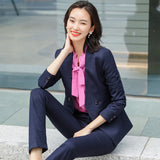 Interview Suit Women Fall Winter Fashion Work Clothes