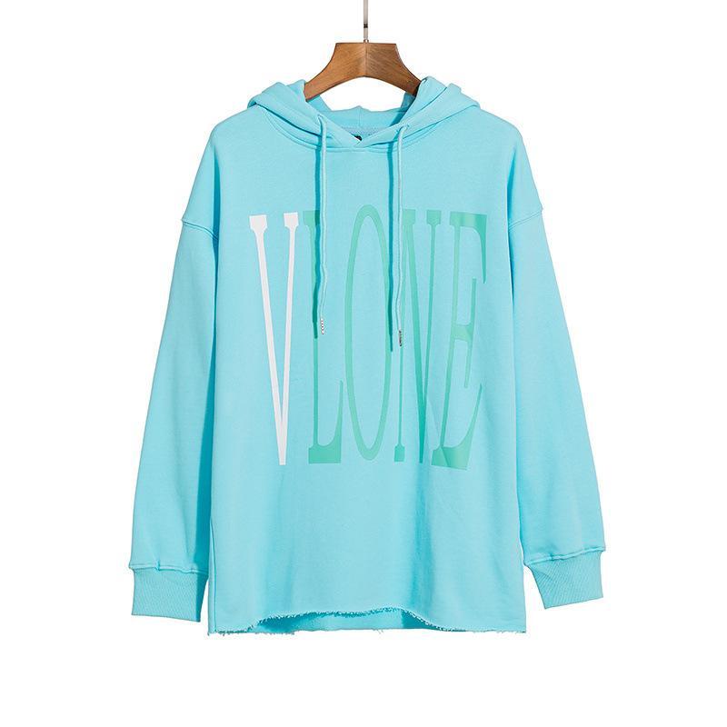 Vlone Hoodie Coat Hip Hop Loose Men'S And Women'S Hooded Sweater