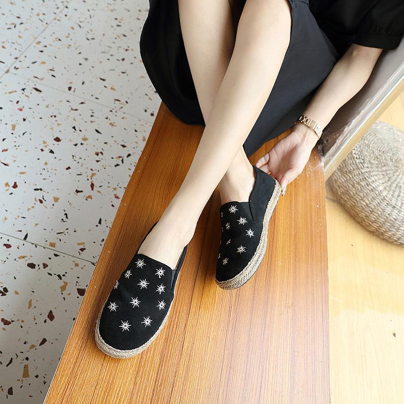 Fancy Sandals Bohemian Flat Low Cut Round Head Fisherman Shoes