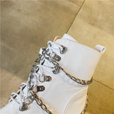 Platform Heels for Women Dr. Martens Boots Nightclub Roman Women's Boots Thick Bottom Chunky Heel Ankle Boots