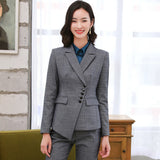 Interview Suit Women Autumn and Winter Women's Long Sleeve Trouser Suit Work Clothes