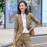 Interview Suit Women Fall Winter Fashion Work Clothes