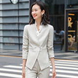Interview Suit Women Fall Winter Fashion Work Clothes