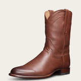 Western Shoes Men's Shoes Autumn Short Boots Mid-Calf Low Heel Men's Boots