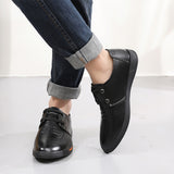 Men's Dress Shoes Classic Leather Oxfords Casual Cushioned Loafer Spring and Autumn Men's Shoes  Leather Shoes Casual