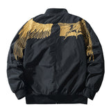 Varsity Jacket Autumn And Winter Embroidery Jacket Men'S Cotton Baseball Uniform