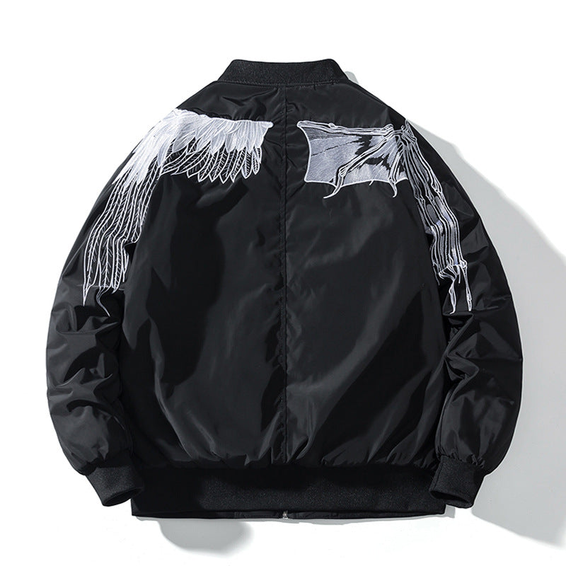 Varsity Jacket Autumn And Winter Embroidery Jacket Men'S Cotton Baseball Uniform