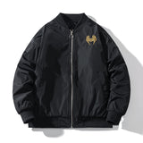 Varsity Jacket Autumn And Winter Embroidery Jacket Men'S Cotton Baseball Uniform