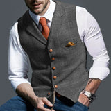 Men's Dress Vests Autumn Vest Jacket Men's Slim Jacket