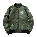 Varsity Jacket Autumn And Winter Embroidery Baseball Uniform Men'S Jacket Women'S Short Jacket