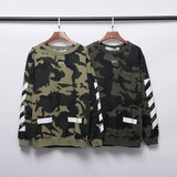 Bathing Ape Sweatshirts Autumn and Winter off Camouflage Arrow Men's Sweater