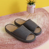 Cotton Slides Linen Platform Floor Slippers Four Seasons Indoor Home Cotton and Linen Slippers