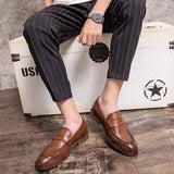 Men's Loafers Relaxedfit Slipon Loafer Men Shoes Autumn Fashion plus Size Business Casual