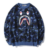 Bathing Ape Sweatshirts Loose Hip Hop round Neck Sweater for Men