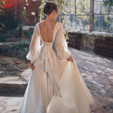 See through Wedding Dress Sexy Dress Trailing Banquet Evening Gown