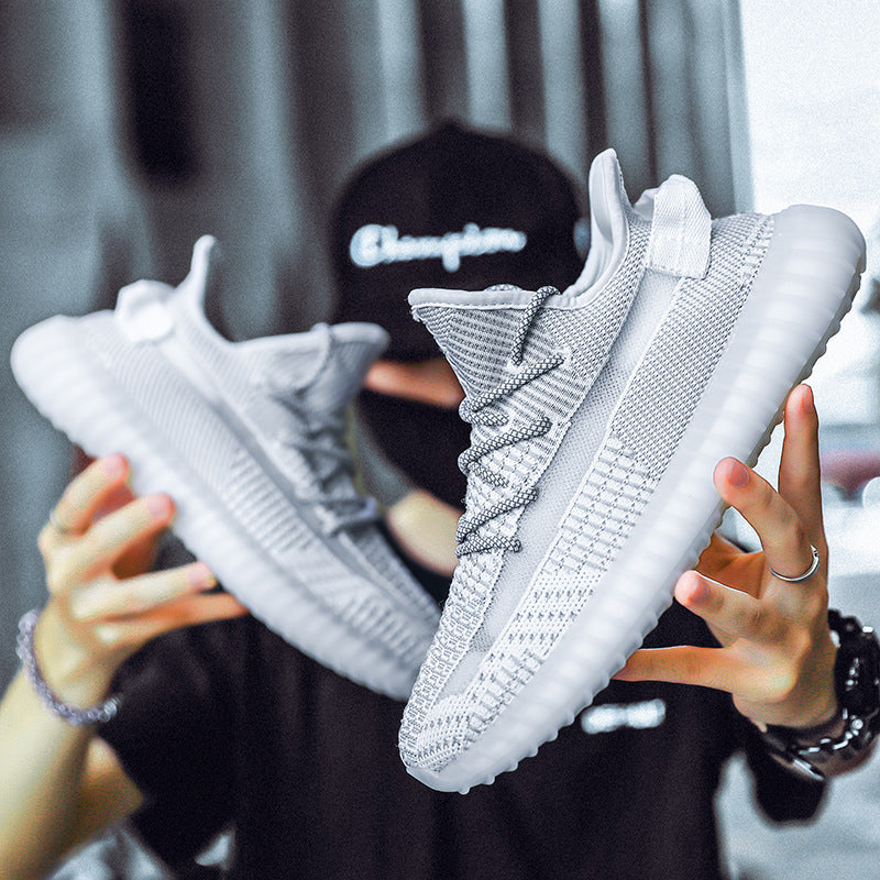Men Sneaker Men's Shoes Coconut Shoes Breathable Casual Trend Men's Luminous Fashion Sneakers