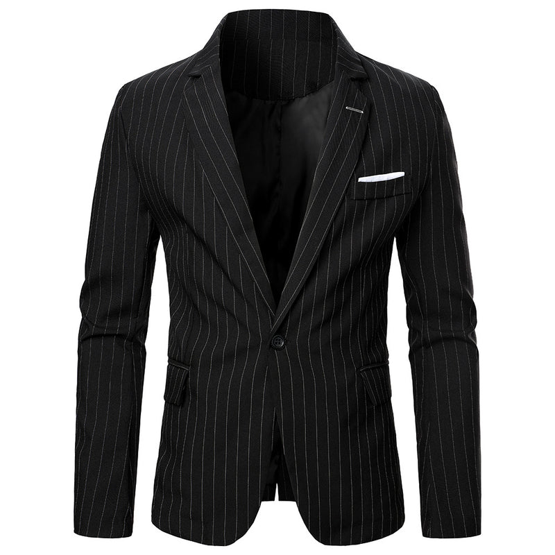 Men Prom Outfits Suit Striped Fashion Lines