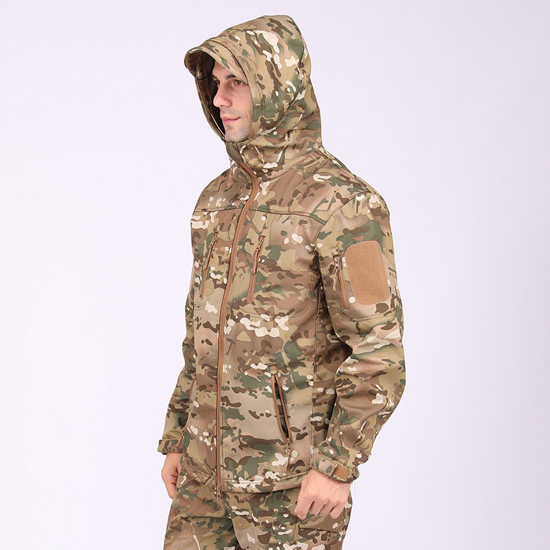 Camofire Jacket Outdoor Camouflage Tactical Clothing Mountaineering Clothing