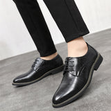 Men's Dress Shoes Classic Leather Oxfords Casual Cushioned Loafer Wedding Bride