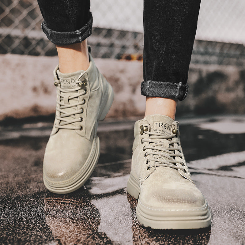 Desert Boots Dr. Martens Boots Men's Autumn Desert Boots British Retro Outdoor Work Clothes