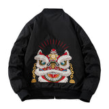 Varsity Jacket Embroidered Baseball Uniform Male Fall/Winter Jacket Flight Suit