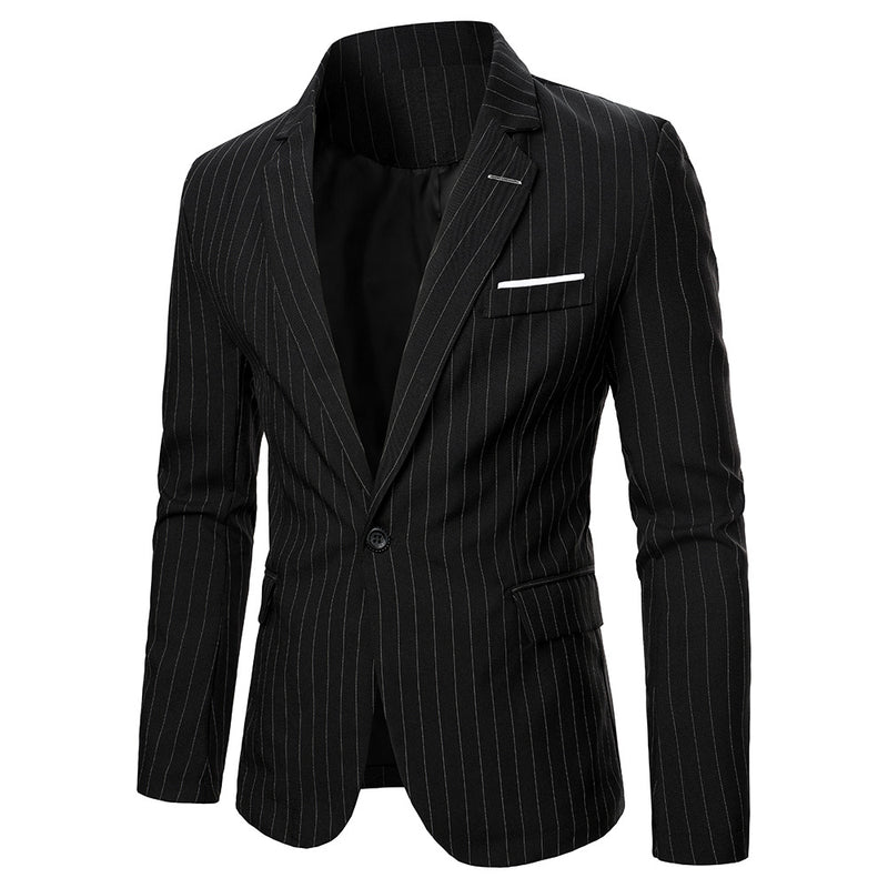 Men Prom Outfits Suit Striped Fashion Lines
