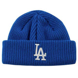 Yankee and Dogers Winter Hat Woolen Cap Women's Autumn and Winter Warm Hat Yellow Knitted Hat