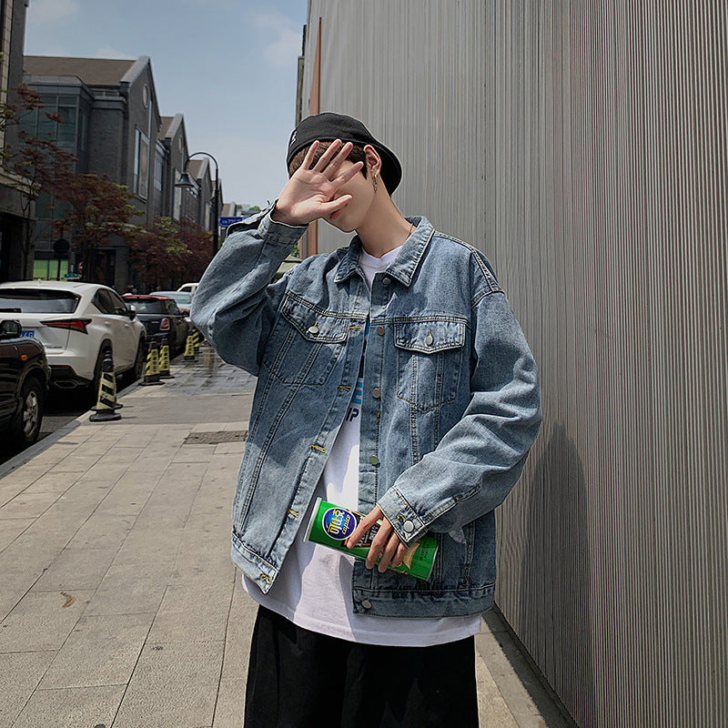 Men Denim Jackets Spring and Autumn Denim Jacket Men's Jacket