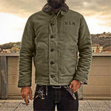 Men Winter Coats Man Fall Outfits Autumn and Winter Men's Slim Fit Solid Color Fashion Jacket Men's Fashion