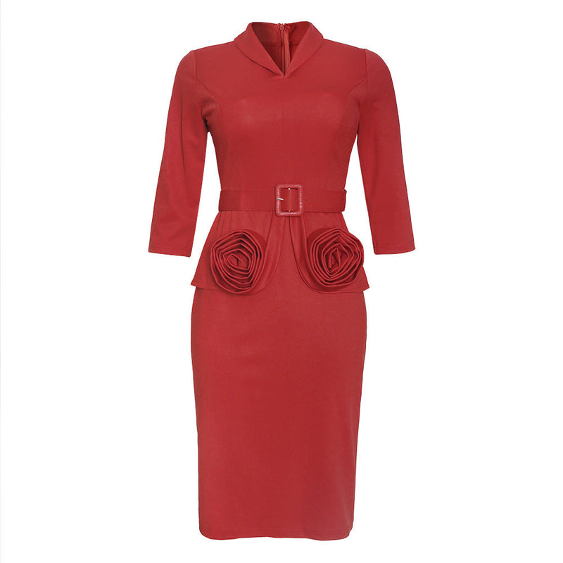 African Women's Wear Pencil Skirt Dress African Dashiki Ankara Styles Dress