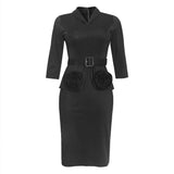 African Women's Wear Pencil Skirt Dress African Dashiki Ankara Styles Dress