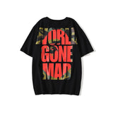 Bathing Ape T Shirt Summer Monkey Head Letter Short Sleeve T-shirt