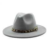 Beth Dutton Hat Top Hat Men and Women Leopard Print Hat Felt Cap