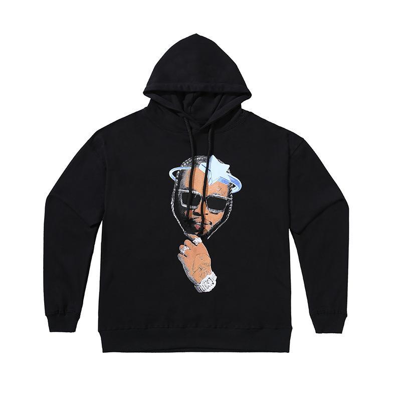 Vlone Hoodie Autumn And Winter Singer Hip Hop Hoodie Loose Men'S And Women'S Hoodie
