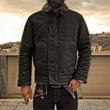 Men Winter Coats Man Fall Outfits Autumn and Winter Men's Slim Fit Solid Color Fashion Jacket Men's Fashion