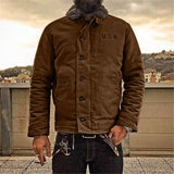 Men Winter Coats Man Fall Outfits Autumn and Winter Men's Slim Fit Solid Color Fashion Jacket Men's Fashion