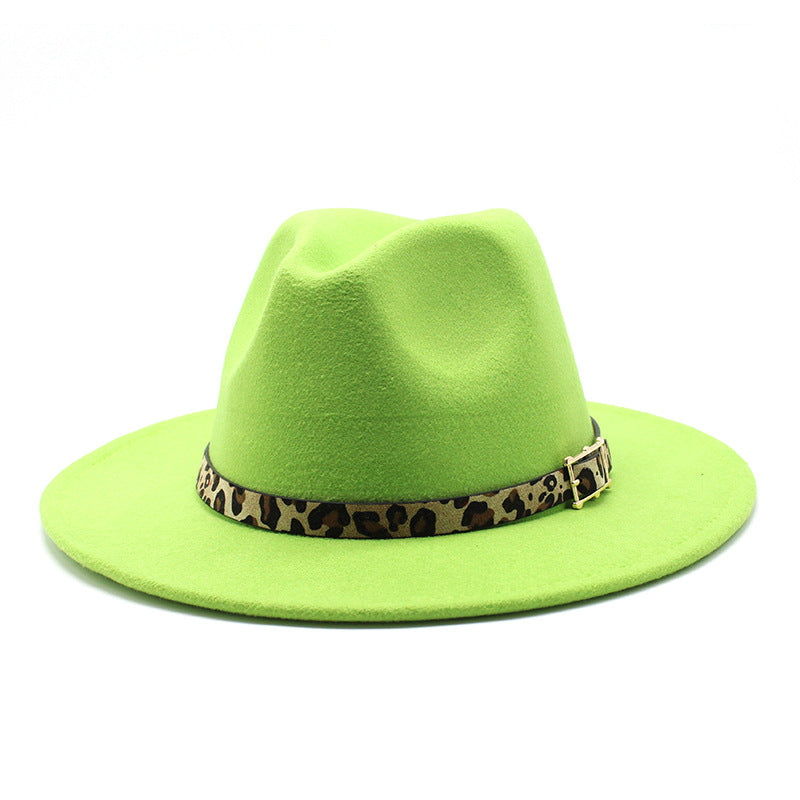 Beth Dutton Hat Top Hat Men and Women Leopard Print Hat Felt Cap