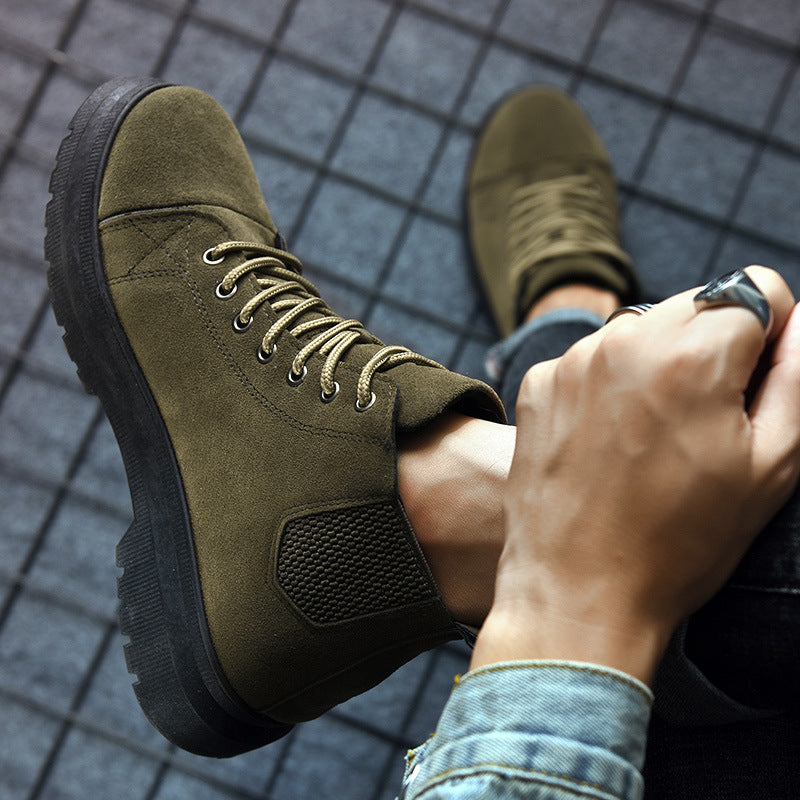 Men's Boots Work Boot Men Casual Hiking Boots Autumn and Winter Casual Shoes Men's Shoes