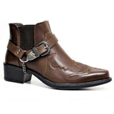 Western Shoes Ankle Boots Fashion Pointed Toe Dr. Martens Boots Men's Boots
