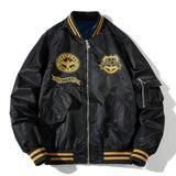 Varsity Jacket Autumn And Winter Baggy Coat Embroidered Baseball Uniform