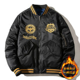 Varsity Jacket Autumn And Winter Baggy Coat Embroidered Baseball Uniform