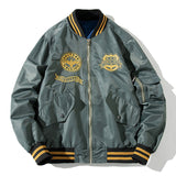 Varsity Jacket Autumn And Winter Baggy Coat Embroidered Baseball Uniform