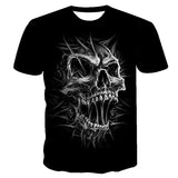 Skull T Shirt Horror Skull Print